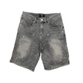 ‘PAISLEY’ DENIM GREY SHORTS